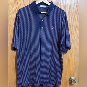 Peter Millar men’s‎ polo sz large striped golf